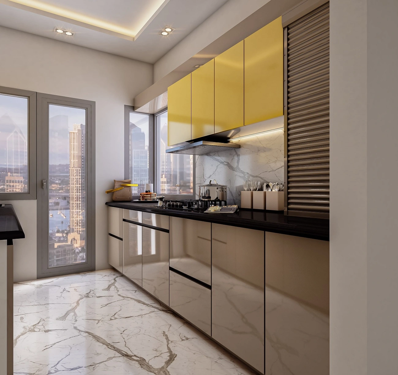 Modular kitchen Interior in ATS Rhapsody